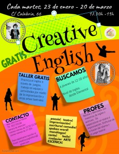 CREATIVE ENGLISH FLYER